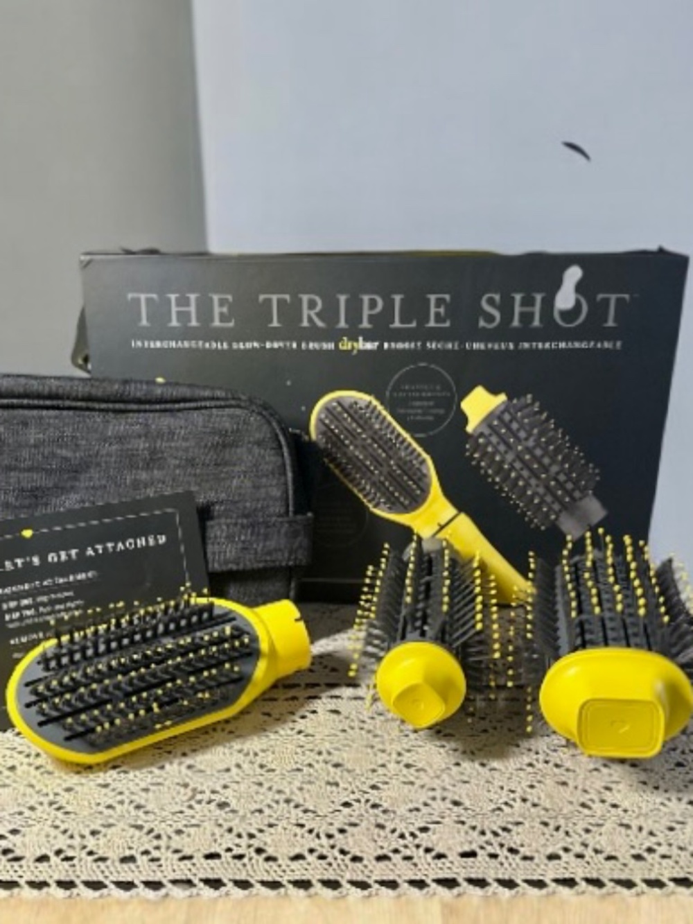 Drybar The Triple Shot Interchangeable Blow-Dry Brush Set (900-3809-4)
